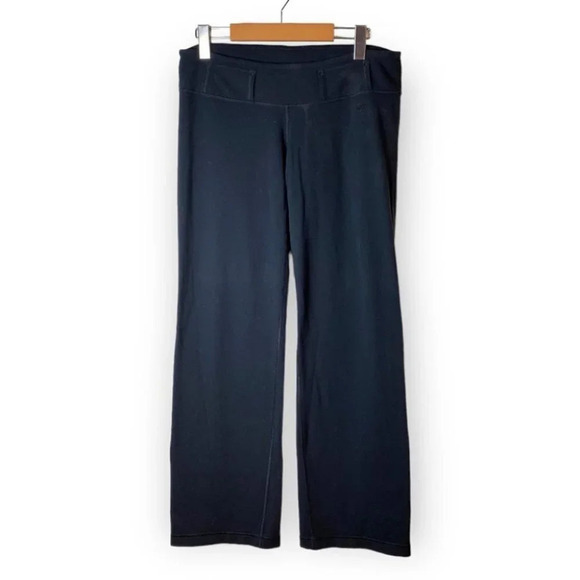 Lululemon Black Straight Leg Pants w Belt Loops - Picture 1 of 8